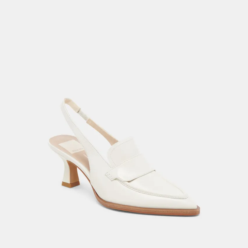 ADELE HEELS WHITE CRINKLE PATENT LEATHER^Dolce Vita Discount