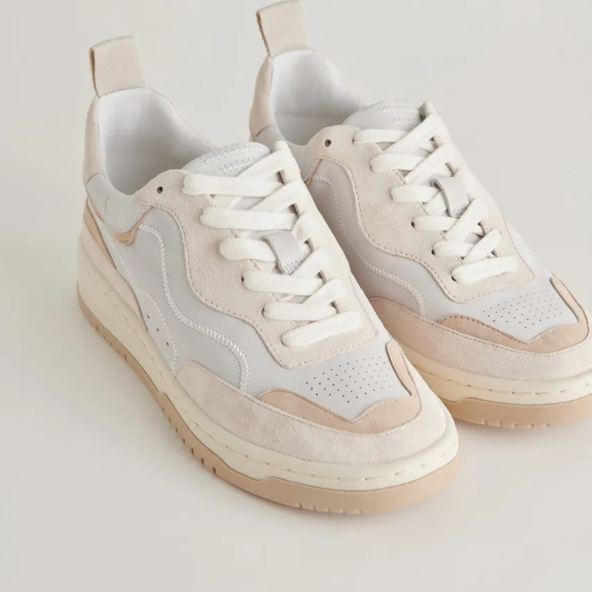 ADELLA SNEAKERS WHITE DUNE LEATHER^Dolce Vita Discount