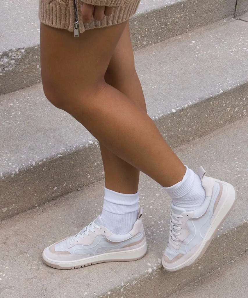 ADELLA SNEAKERS WHITE DUNE LEATHER^Dolce Vita Discount