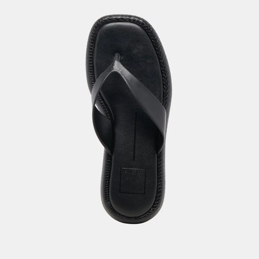 ADIN SANDALS BLACK LEATHER^Dolce Vita Hot