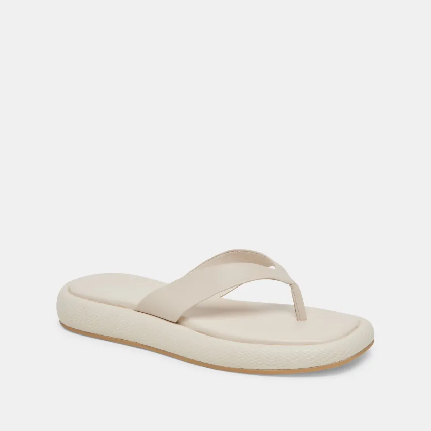 ADIN SANDALS IVORY LEATHER^Dolce Vita Fashion