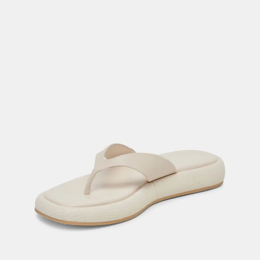 ADIN SANDALS IVORY LEATHER^Dolce Vita Fashion