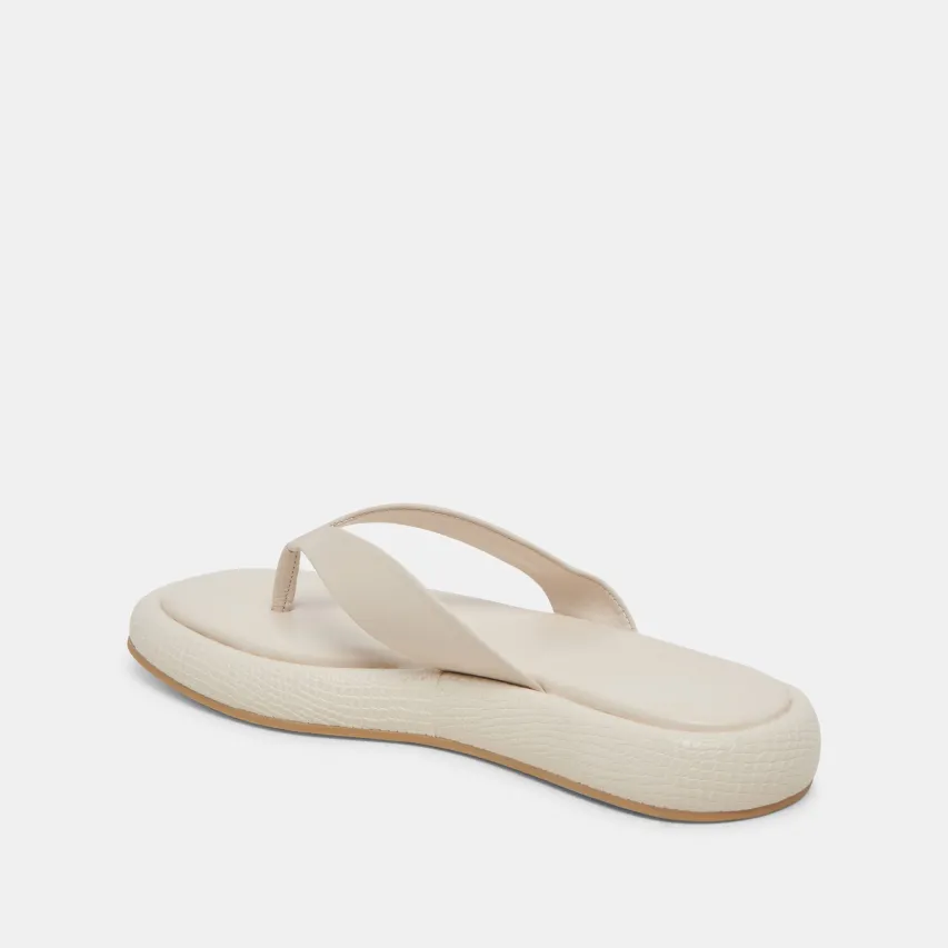 ADIN SANDALS IVORY LEATHER^Dolce Vita Fashion