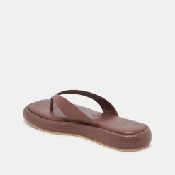 ADIN SANDALS WALNUT LEATHER^Dolce Vita New