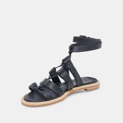 ADISON SANDALS BLACK LEATHER^Dolce Vita Fashion