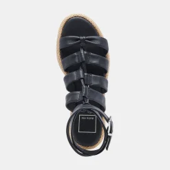 ADISON SANDALS BLACK LEATHER^Dolce Vita Fashion