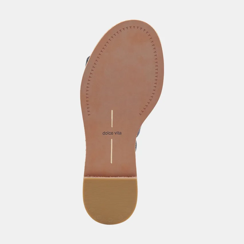 ADISON SANDALS BLACK LEATHER^Dolce Vita Fashion