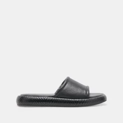 AISHA SANDALS BLACK LEATHER^Dolce Vita Outlet