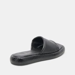 AISHA SANDALS BLACK LEATHER^Dolce Vita Outlet