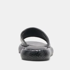 AISHA SANDALS BLACK LEATHER^Dolce Vita Outlet
