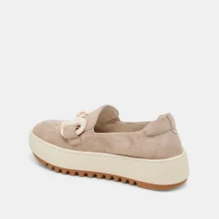 ANDRES SNEAKERS TAUPE SUEDE^Dolce Vita Online