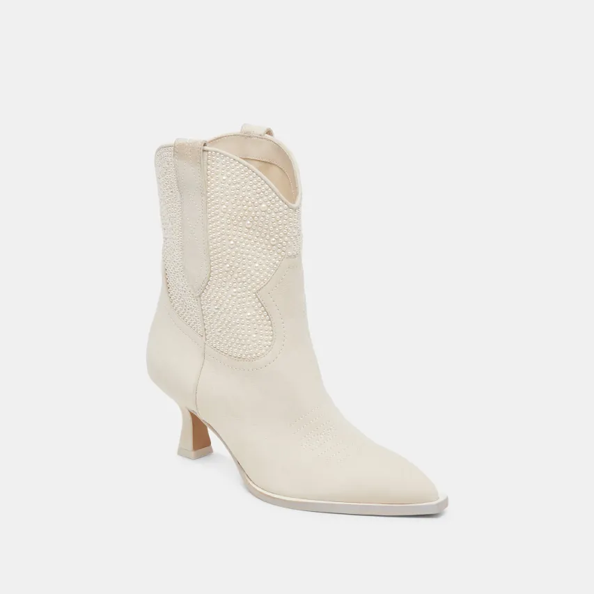 ANGEL PEARL BOOTIES VANILLA PEARLS^Dolce Vita Clearance