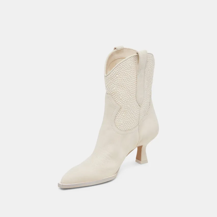 ANGEL PEARL BOOTIES VANILLA PEARLS^Dolce Vita Clearance