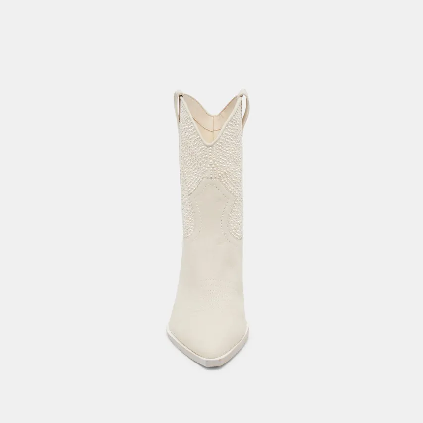 ANGEL PEARL BOOTIES VANILLA PEARLS^Dolce Vita Clearance