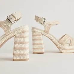 ANIRA PEARL HEELS IVORY PEARLS^Dolce Vita New