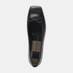 ANISA BALLET FLATS BLACK LEATHER^Dolce Vita New