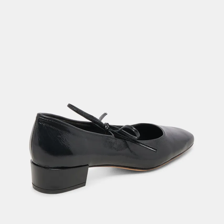 ARDIEN HEELS MIDNIGHT CRINKLE PATENT^Dolce Vita Online