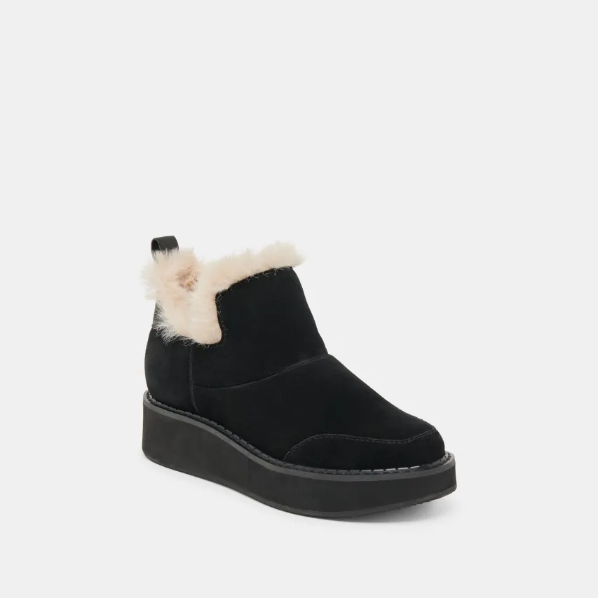 ARDY PLUSH H2O BOOTIES ONYX SUEDE^Dolce Vita Outlet