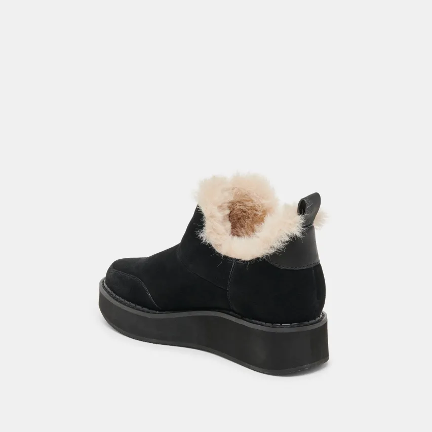 ARDY PLUSH H2O BOOTIES ONYX SUEDE^Dolce Vita Outlet