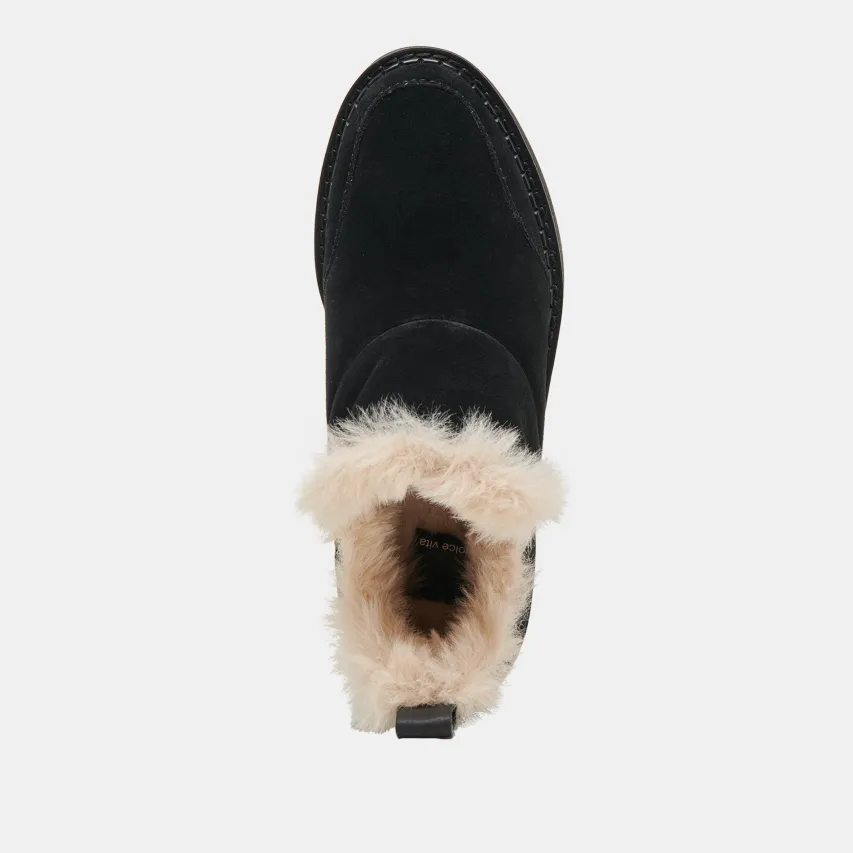 ARDY PLUSH H2O BOOTIES ONYX SUEDE^Dolce Vita Outlet