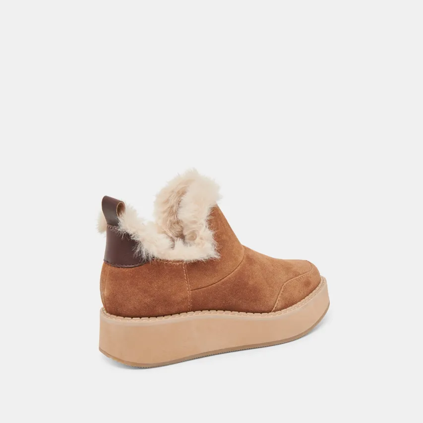 ARDY PLUSH H2O BOOTIES PECAN SUEDE^Dolce Vita Hot