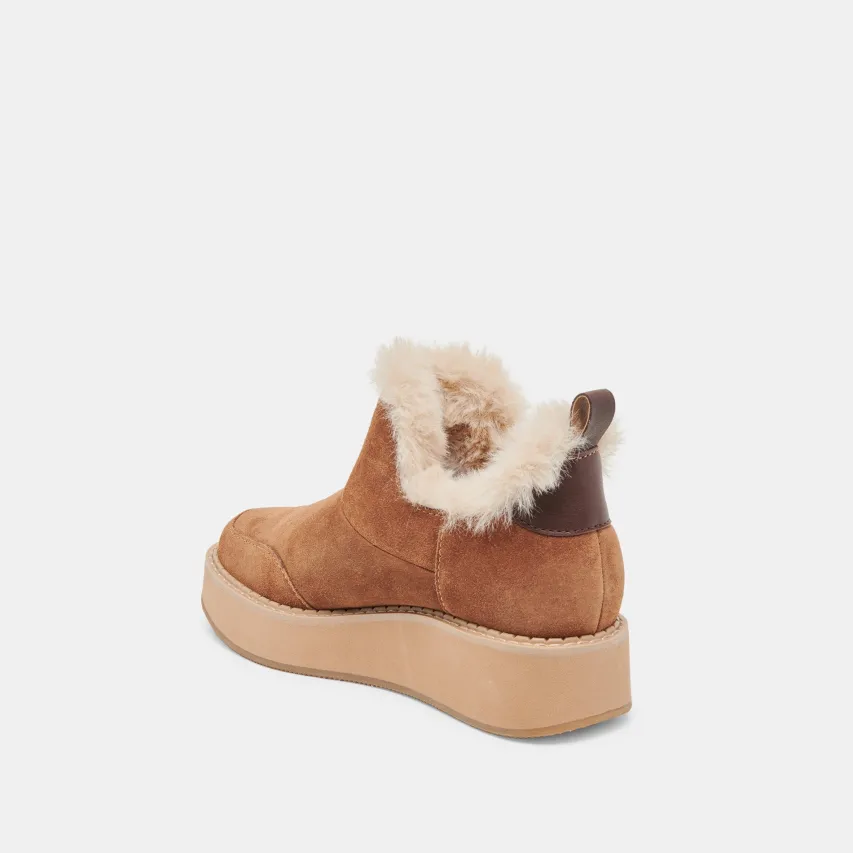 ARDY PLUSH H2O BOOTIES PECAN SUEDE^Dolce Vita Hot