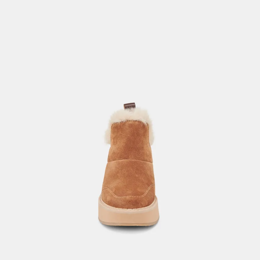ARDY PLUSH H2O BOOTIES PECAN SUEDE^Dolce Vita Hot