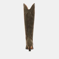 ARIANA BOOTS ARMY SUEDE^Dolce Vita Outlet