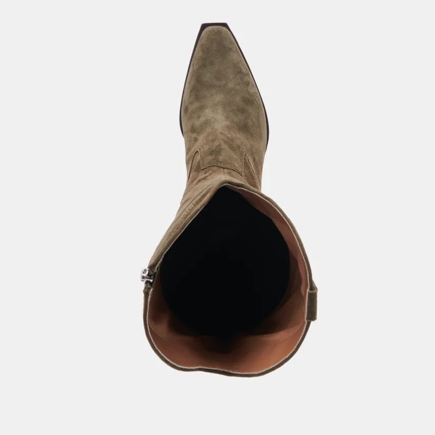 ARIANA BOOTS ARMY SUEDE^Dolce Vita Outlet