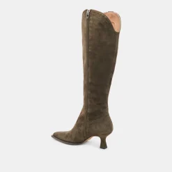 ARIANA BOOTS ARMY SUEDE^Dolce Vita Outlet