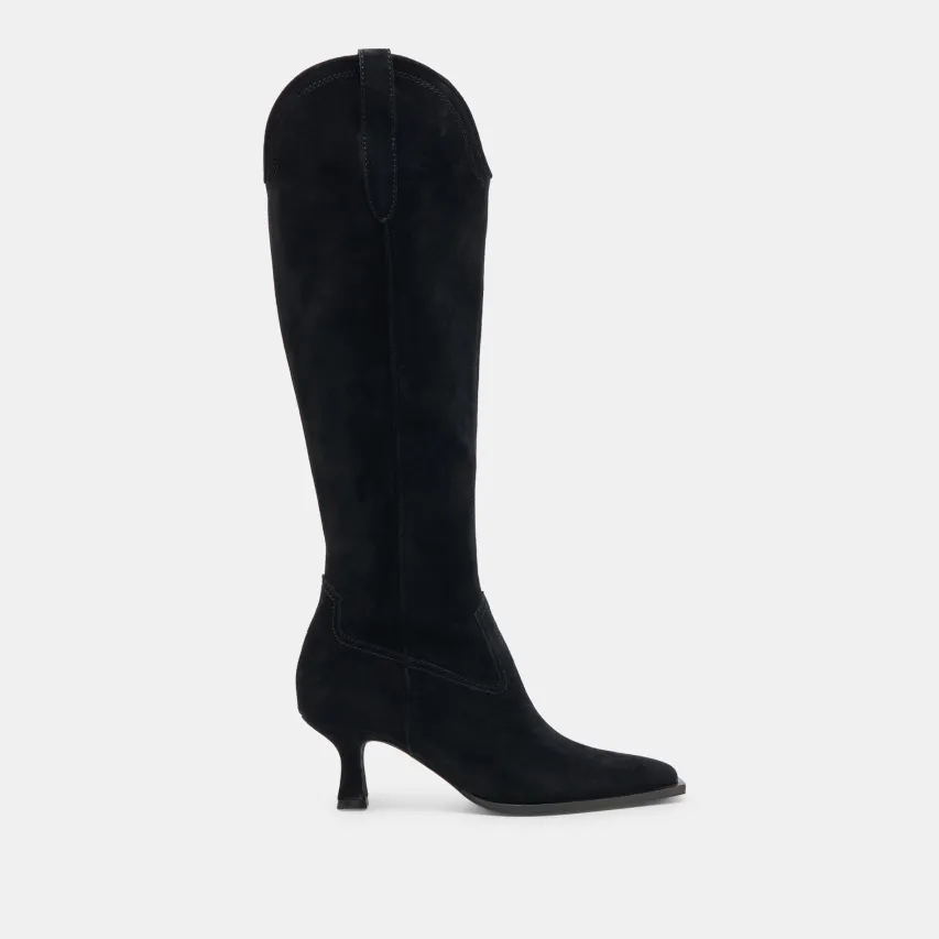 ARIANA BOOTS ONYX SUEDE^Dolce Vita Clearance