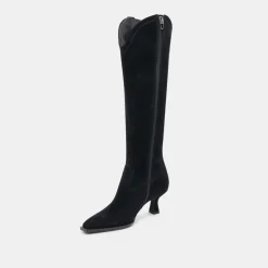 ARIANA BOOTS ONYX SUEDE^Dolce Vita Clearance