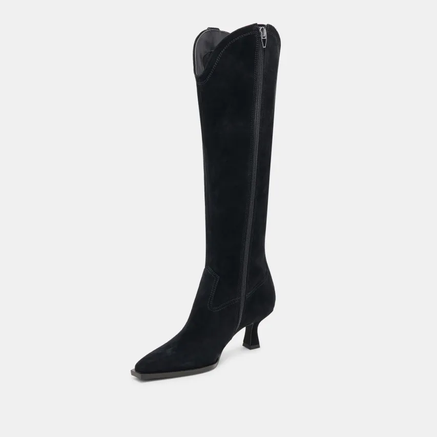 ARIANA BOOTS ONYX SUEDE^Dolce Vita Clearance