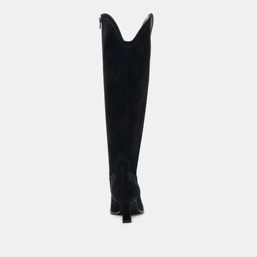 ARIANA BOOTS ONYX SUEDE^Dolce Vita Clearance