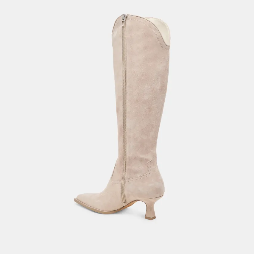 ARIANA BOOTS TAUPE SUEDE^Dolce Vita Clearance
