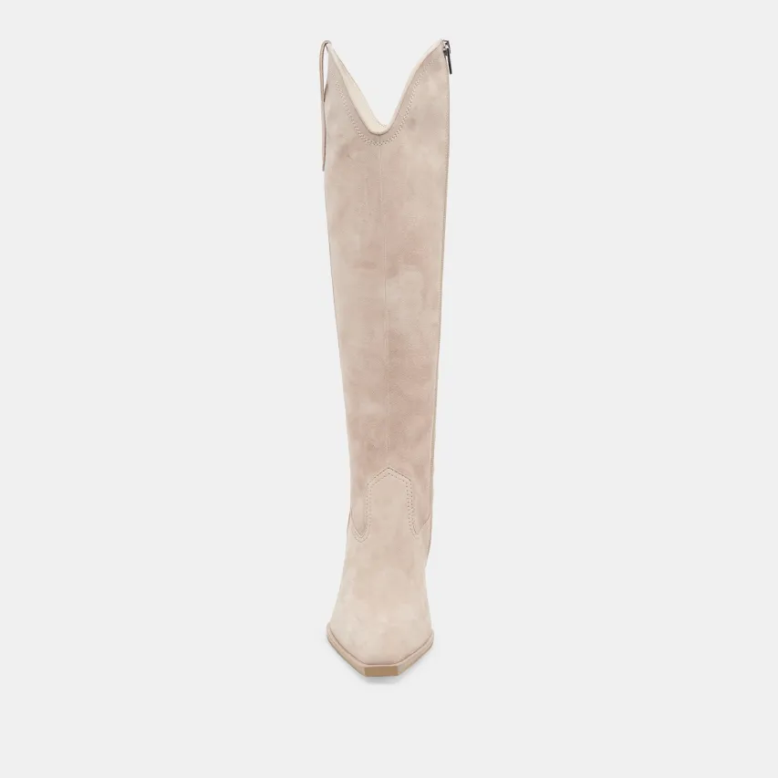 ARIANA BOOTS TAUPE SUEDE^Dolce Vita Clearance