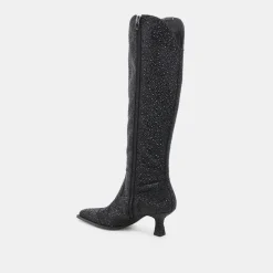 ARIANA CRYSTAL BOOTS BLACK METALLIC CRYSTAL^Dolce Vita Online