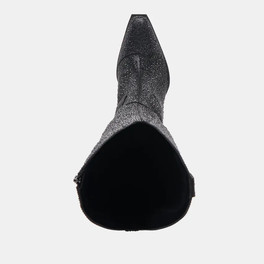 ARIANA CRYSTAL WIDE CALF BOOTS BLACK METALLIC CRYSTAL^Dolce Vita Discount