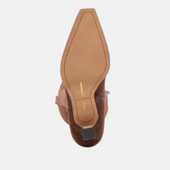 ARIANA WIDE CALF BOOTS DK BROWN SUEDE^Dolce Vita Clearance