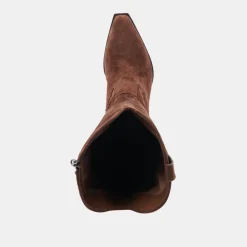 ARIANA WIDE CALF BOOTS DK BROWN SUEDE^Dolce Vita Clearance