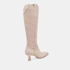 ARIANA WIDE CALF BOOTS TAUPE SUEDE^Dolce Vita Clearance
