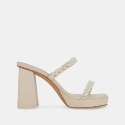 ARIELE HEELS VANILLA PEARLS^Dolce Vita Hot