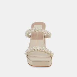 ARIELE HEELS VANILLA PEARLS^Dolce Vita Hot