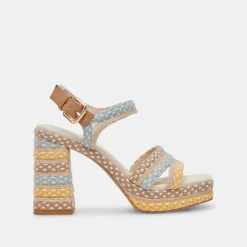 ARNELA HEELS CITRUS MULTI WOVEN^Dolce Vita Outlet