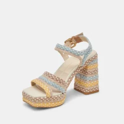 ARNELA HEELS CITRUS MULTI WOVEN^Dolce Vita Outlet