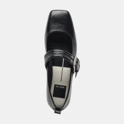ARORA BALLET FLATS MIDNIGHT CRINKLE PATENT^Dolce Vita Hot