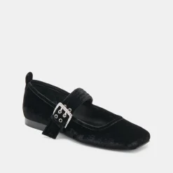 ARORA BALLET FLATS NERO VELVET^Dolce Vita Best