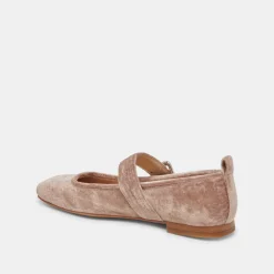 ARORA BALLET FLATS ROSE VELVET^Dolce Vita New