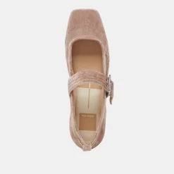ARORA BALLET FLATS ROSE VELVET^Dolce Vita New
