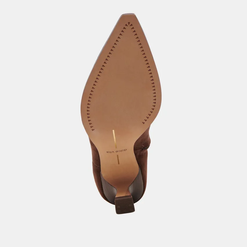 ARYA BOOTS DK BROWN STELLA SUEDE^Dolce Vita Fashion